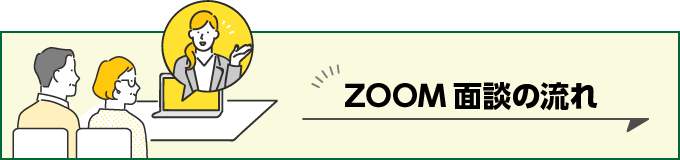 ZOOM 面談の流れ